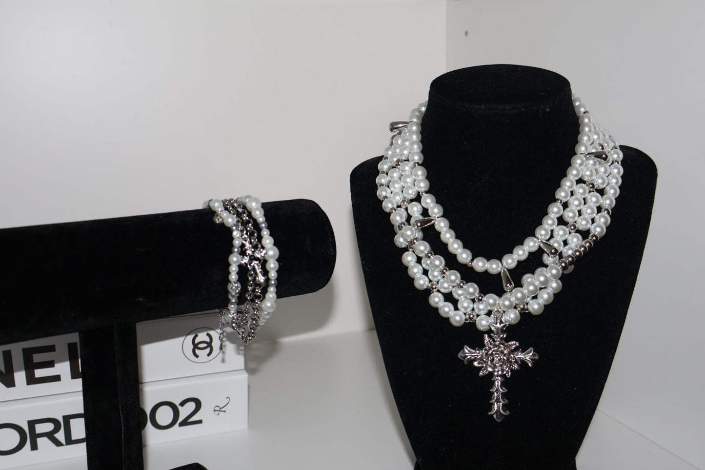 Vintage Pearly Cross
