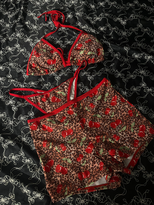 Hottie Cherrie 3 Piece Bathing Suit