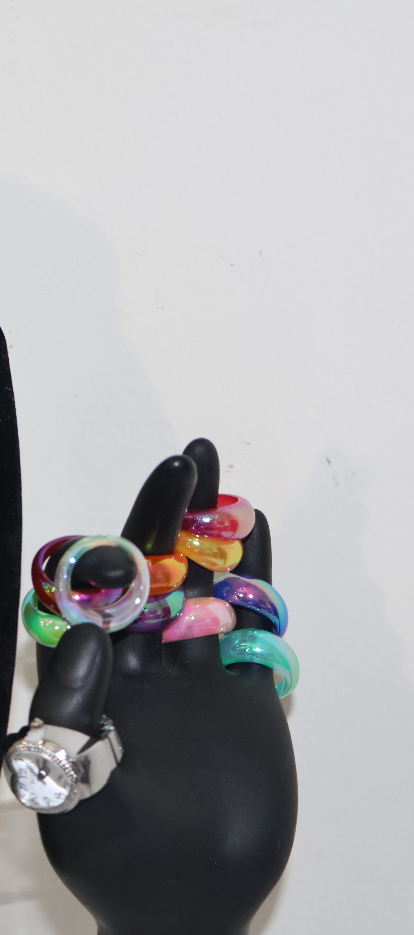 Metallic Rainbow Rings