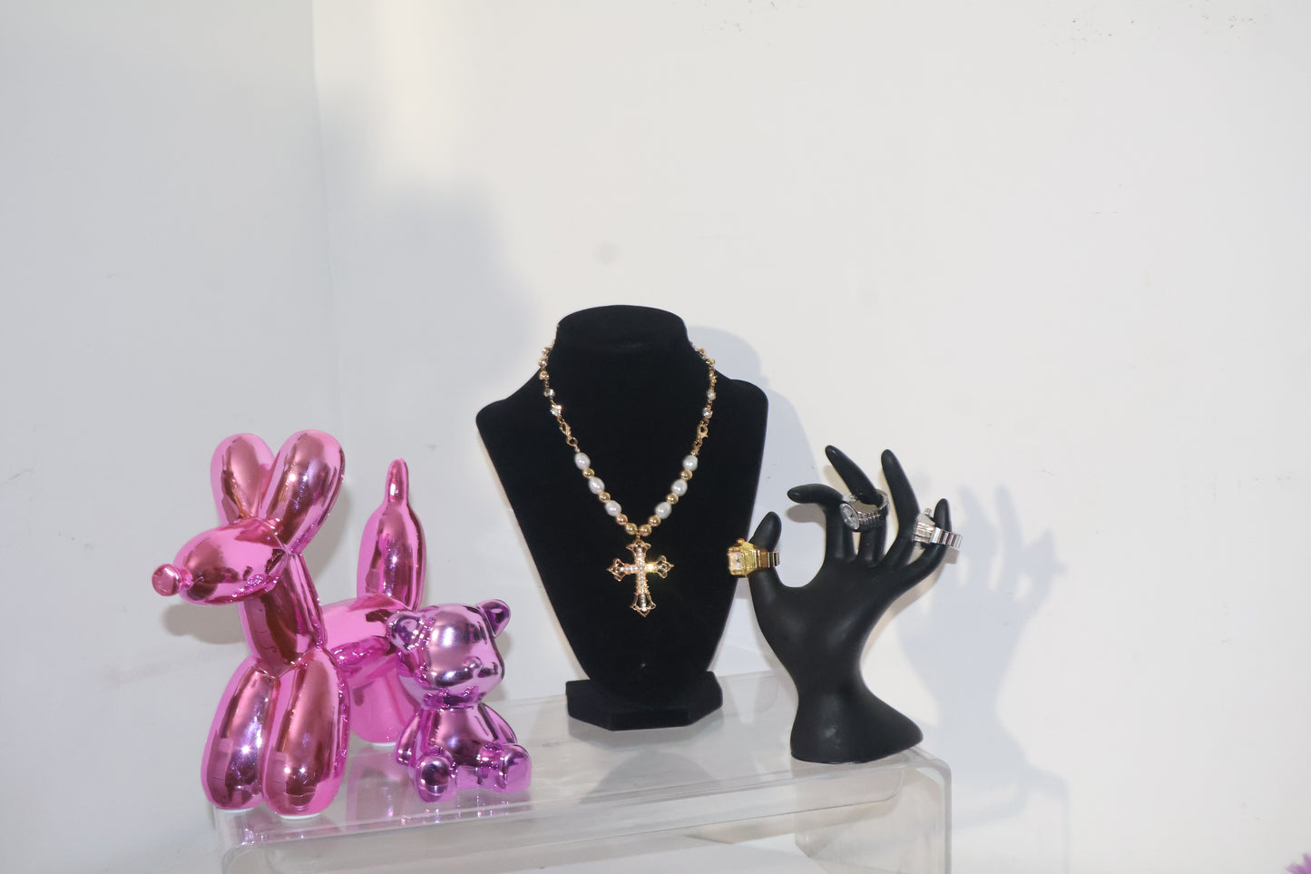 Chrome/ Goldie Pearl Cross